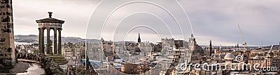 Edinburgh panoramic view Stock Photo