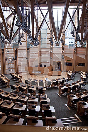 Edinburgh parliament Stock Photo