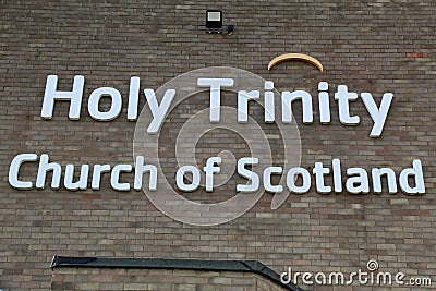 Holy Trinity Church of Scotland Editorial Stock Photo