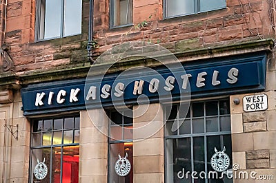 Kick Ass Hostels Editorial Stock Photo