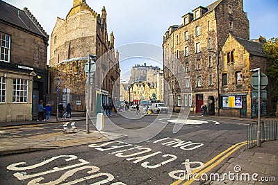 View of Edinburgh Editorial Stock Photo