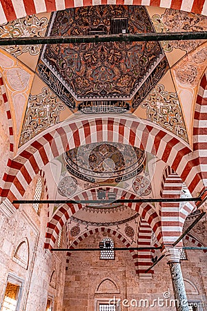 The Uc Serefeli Mosque in Edirne, Turkey Editorial Stock Photo