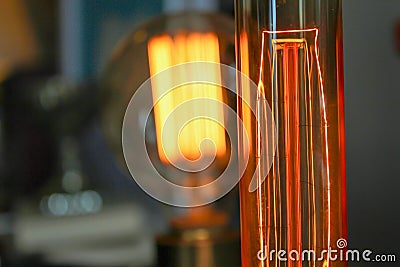 Edison light bulbs Stock Photo