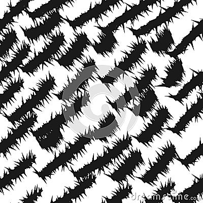 Editable abstract seamless pattern of arbitrary abstract shapes for textiles and packaging Vector Illustration
