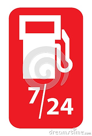 Editable gas station vector icon. Part of a big icon set family. Perfect for web and app interfaces, presentations Vector Illustration
