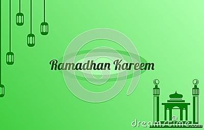 Editable ramadan theme background templates Vector Illustration