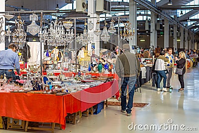 EDITORIAL antiques fair Editorial Stock Photo