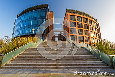 Editorial, Cheshire West and Chester Council Offices, landscape, wide angle Editorial Stock Photo