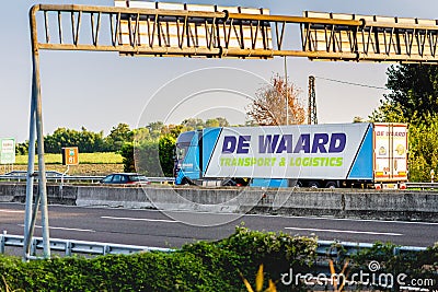 EDITORIAL, DE WAARD truck Editorial Stock Photo