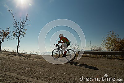 EDITORIAL: IOANNINNA,GREECE, 5 NOVEMBER 2017 , LIGIADES BIKE RACE, Editorial Stock Photo