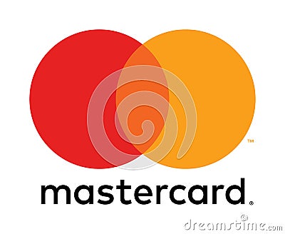 Editorial - Mastercard logo icon Editorial Stock Photo