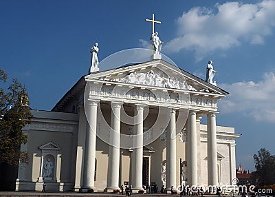 Editorial National Cathedral of Lithuania Vilnius Editorial Stock Photo