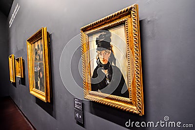 Editorial picture of Orsay Romantic Museum in Paris taken in date 25 december 2018 Editorial Stock Photo