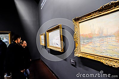 Editorial picture of Orsay Romantic Museum in Paris taken in date 25 december 2018 Editorial Stock Photo