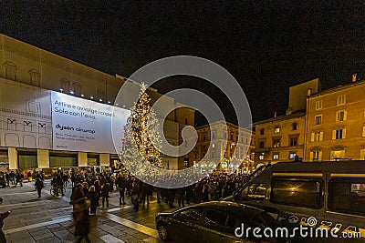 EDITORIAL, 70th anniversary of the Universal Declaration of Human Rights in Bologna Editorial Stock Photo