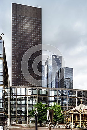 Editorial,14th May 2016: Paris, France. Defense skyscrappers vi Editorial Stock Photo