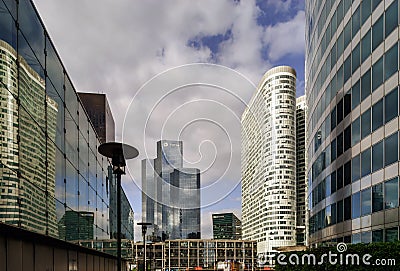 Editorial,14th May 2016: Paris, France. Defense skyscrappers vi Editorial Stock Photo