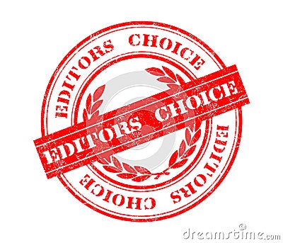 Editors Choice stamp Stock Photo