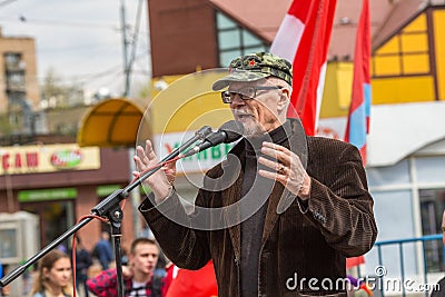 Eduard Limonov, russian nationalist writer and political dissident, founder and former leader Editorial Stock Photo