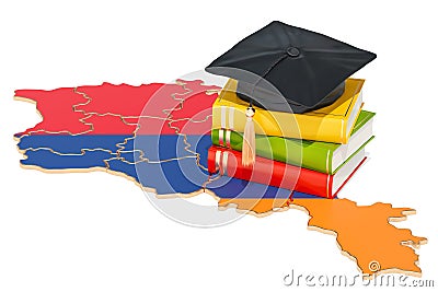 Education in Armenia concept, 3D rendering Stock Photo
