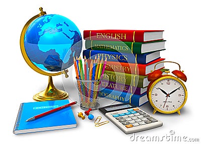 Education and back to school concept Stock Photo