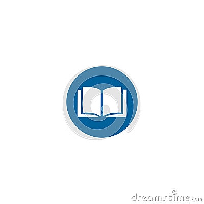 Book and library icon vector design symbol Vector Illustration