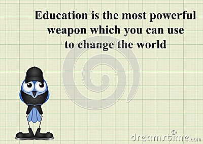Education change the world Vector Illustration