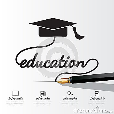Education concept infographic Vector Illustration
