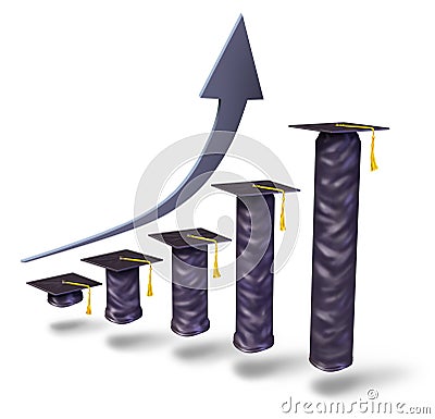 Education costs Stock Photo