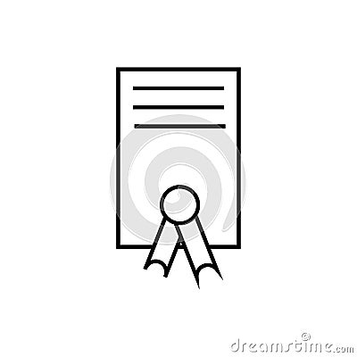 education, diploma, university, icon Stock Photo