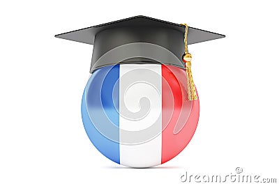 Education in France, concept, 3D rendering Stock Photo