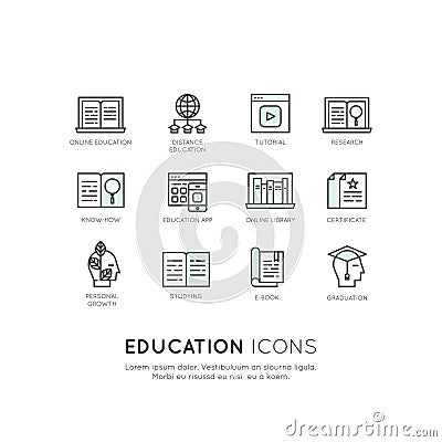 Education and Graduation Study Process, Learning, Getting Knowledge, Diploma Stock Photo