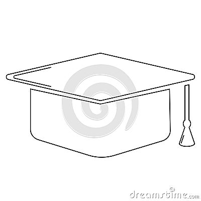 Education icon university avatar. University avatar. Education icon isolated on white background Cartoon Illustration