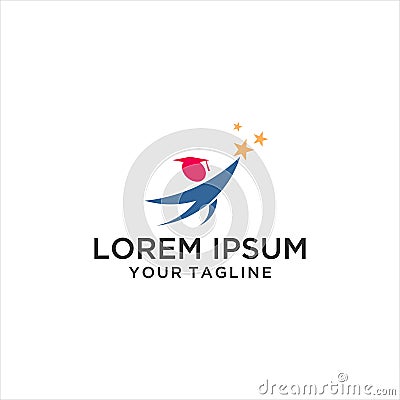 Education Logo. Institutional and educational vector logo design Vector Illustration