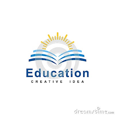 Education logo template Stock Photo