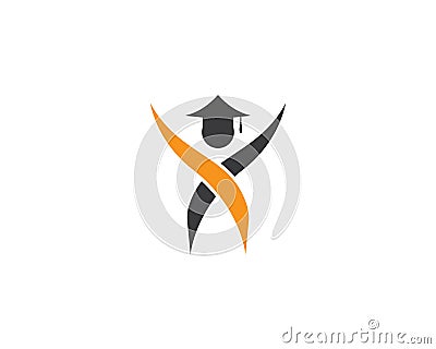 Education logo template Vector Illustration