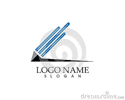 Education logo template vector icon Vector Illustration