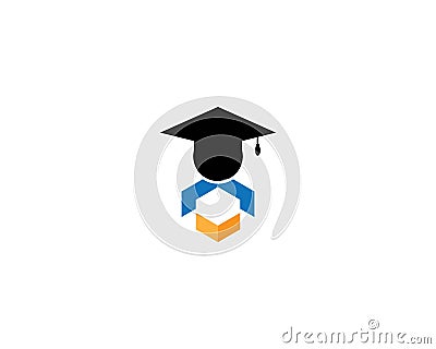 Education logo template Vector Illustration