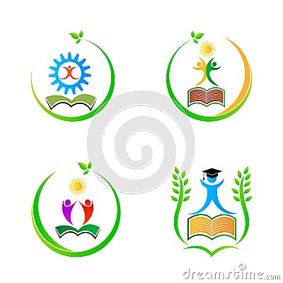 Education logos Vector Illustration