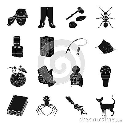 Education, medicine, fishing and other web icon Vector Illustration