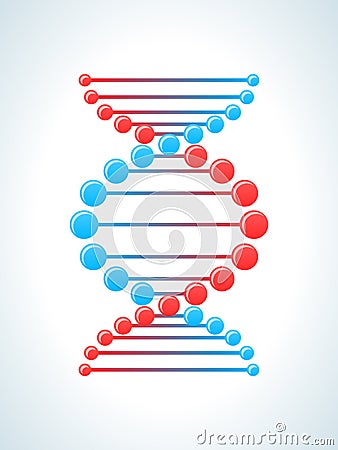 Education, physics, laboratory studies, tests, experiments, study of molecules DNA. Vector Illustration