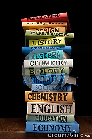 Education Study School College Books Textbooks Royalty Free Stock Image