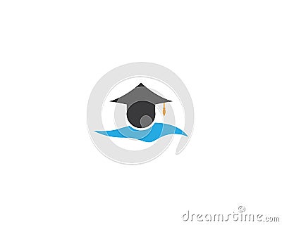 Education symbol vector icon Vector Illustration