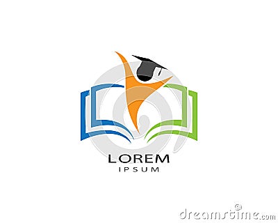 Education symbol vector icon illustration Vector Illustration