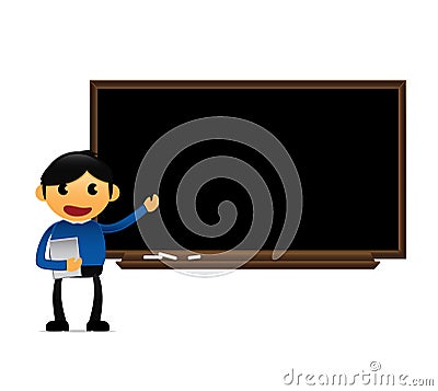 Education teacher worker Vector Illustration