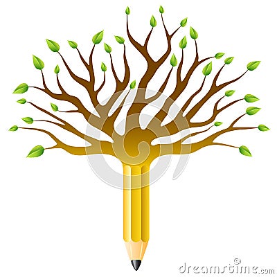 Education tree Vector Illustration