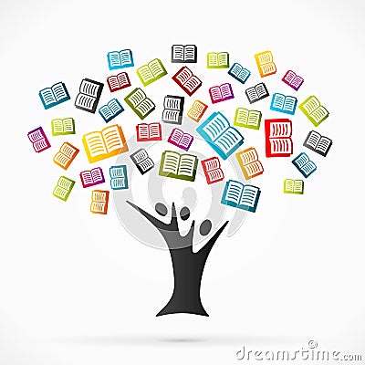 Education tree Vector Illustration