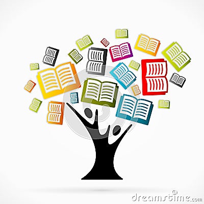 Education tree Vector Illustration