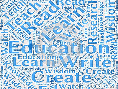 Education words background Stock Photo