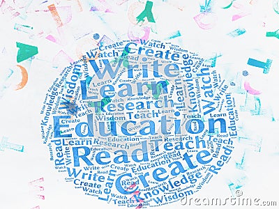 Education words Stock Photo